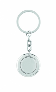 Logo trade promotional giveaways picture of: Key ring with token Cēsis