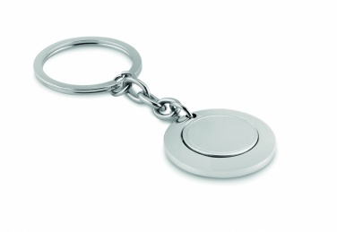 Logo trade corporate gifts picture of: Key ring with token Cēsis