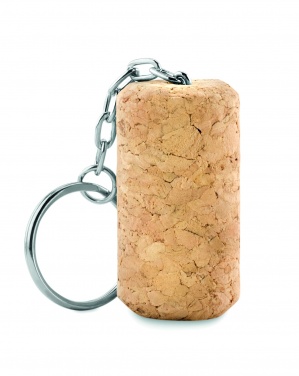 Logotrade promotional merchandise image of: Wine cork key ring Sigulda