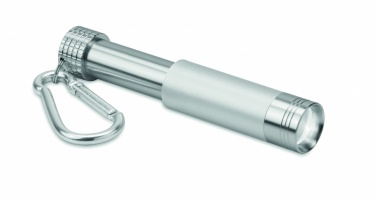 Logotrade promotional item image of: Aluminium/ABS LED key ring Aizkraukle