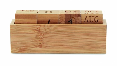 Logotrade promotional gifts photo of: Bamboo calendar