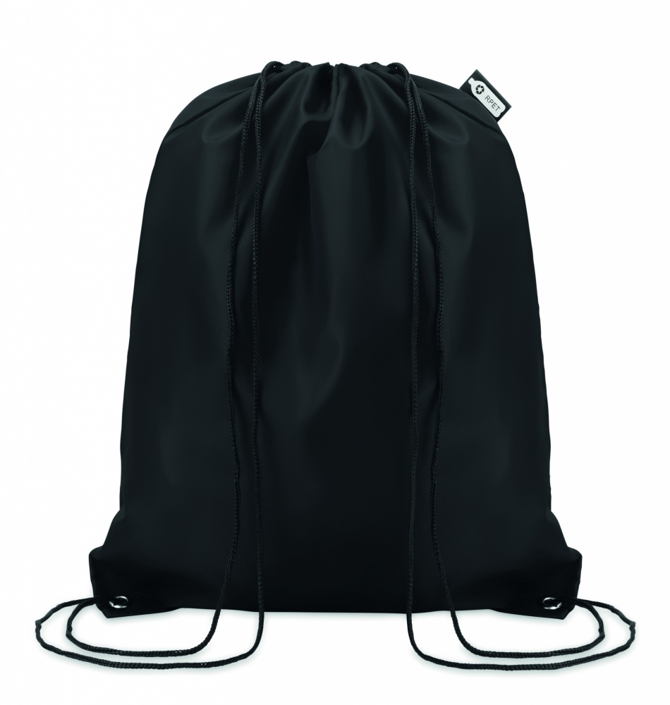 Logo trade promotional giveaway photo of: 190T RPET drawstring bag