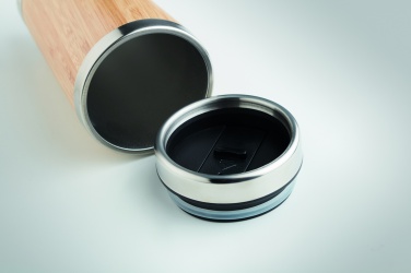 Logotrade promotional items photo of: Double wall bamboo flask 430ml