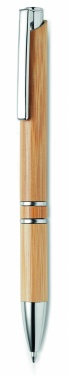 Logo trade promotional giveaway photo of: Bamboo automatic ball pen