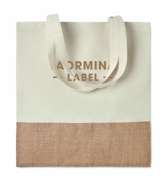 Logo trade promotional giveaway photo of: 160gr/m² cotton shopping bag