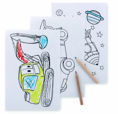Logotrade promotional items photo of: Colouring set with 6 pencils