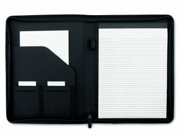 Logo trade promotional gifts picture of: A4 conference folder zipped