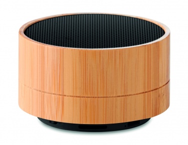 Logotrade promotional merchandise photo of: 3W Bamboo wireless speaker