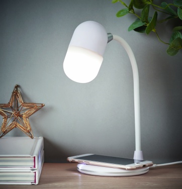 Logotrade promotional giveaway image of: Wireless charging lamp speaker