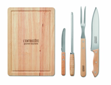 Logotrade promotional items photo of: Set of 4 BBQ Grilling accessori