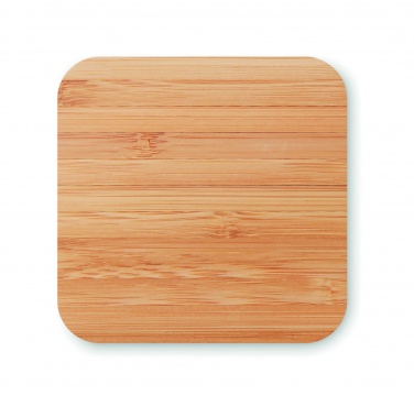 Logotrade promotional products photo of: Bamboo wireless charge pad 5W