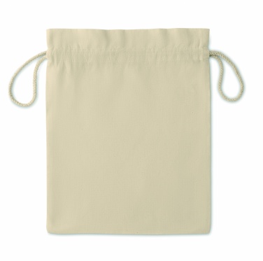 Logo trade promotional merchandise picture of: Medium Cotton draw cord bag