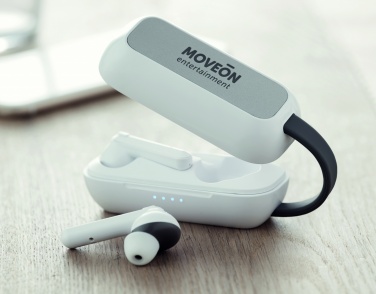 Logotrade promotional merchandise picture of: TWS wireless charging earbuds