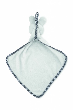 Logo trade promotional merchandise image of: Plush rabbit design baby towel
