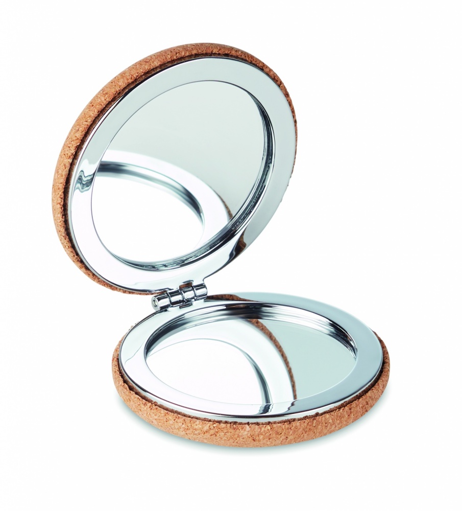 Logotrade promotional merchandise photo of: Pocket mirror with cork cover