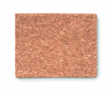 Logo trade promotional merchandise image of: Cork sticky note memo pad