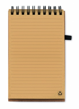 Logotrade promotional product picture of: A6 Cork notepad with pen