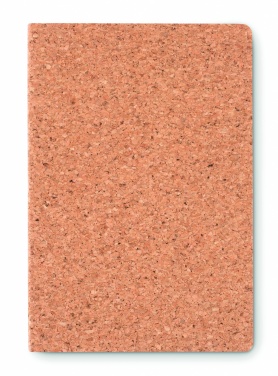 Logo trade business gift photo of: A5 cork notebook 96 lined