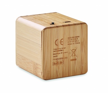 Logotrade promotional gifts photo of: Bamboo wireless speaker