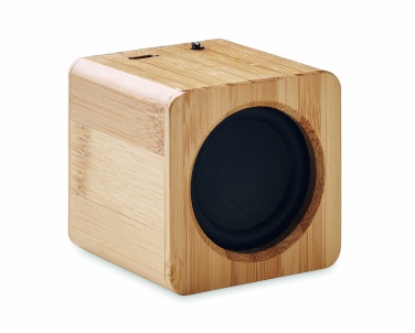 Logotrade advertising product picture of: Bamboo wireless speaker