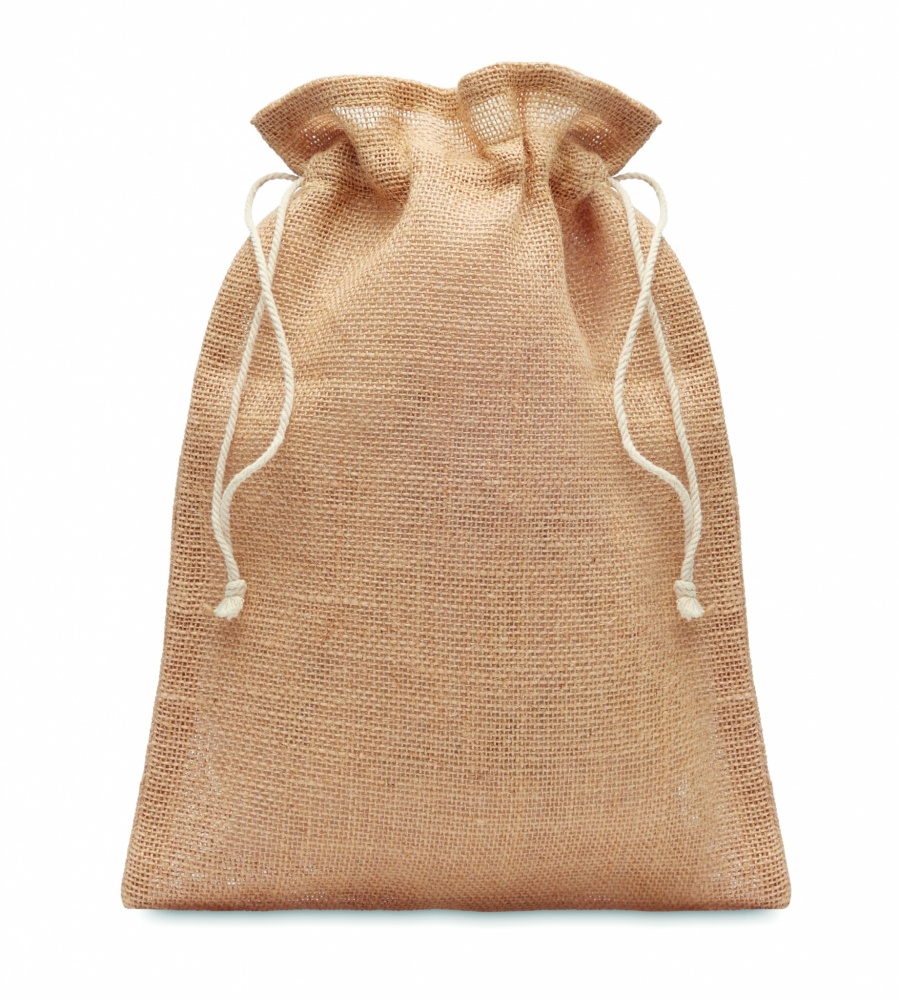 Logotrade promotional product picture of: Medium jute gift bag 25 x 32cm
