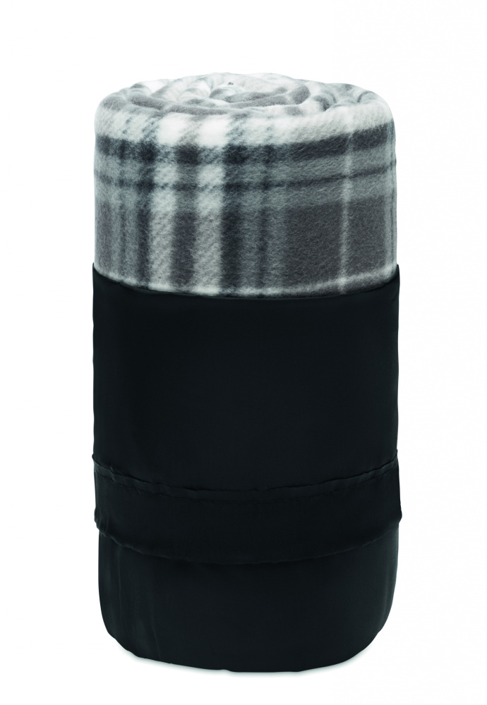 Logotrade corporate gift image of: RPET fleece travel blanket