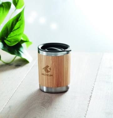 Logotrade promotional giveaway image of: Tumbler in bamboo cover 250ml
