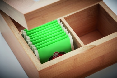 Logo trade promotional merchandise image of: Bamboo tea box