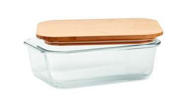 Logotrade promotional giveaway image of: Glass lunchbox with bamboo lid