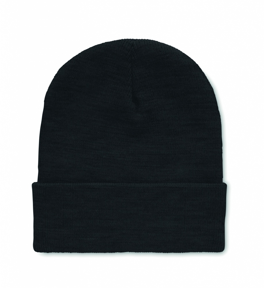 Logotrade promotional giveaway picture of: Beanie in RPET with cuff