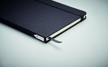 Logo trade promotional giveaways image of: A5 RPET notebook 80 lined
