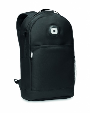 Logotrade business gift image of: Backpack in RPET & COB light