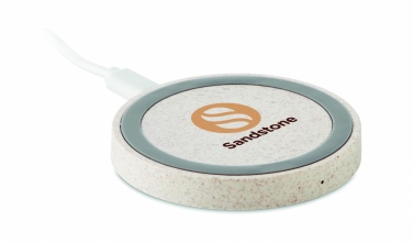 Logotrade corporate gift picture of: Wheat straw/ABS charger 5W