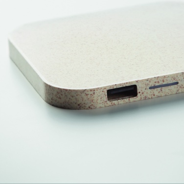 Logotrade promotional giveaway picture of: Hub charger wheat straw/ABS 5W