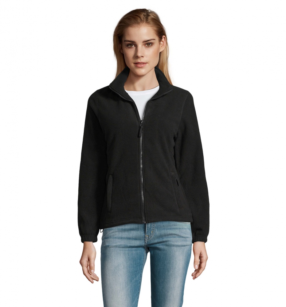 Logo trade advertising products picture of: NORTH WOMEN ZIPPED FLEECE