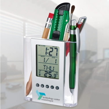 Logotrade promotional merchandise picture of: Acrylic desk pen holder MADRID