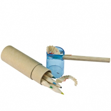 Logo trade advertising product photo of: Wooden crayons BECKY