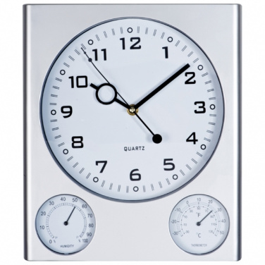 Logo trade advertising products picture of: Plastic wall clock DEN HAAG