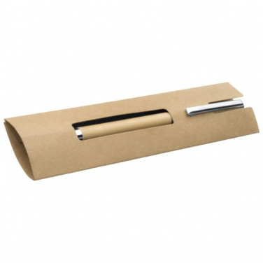 Logotrade promotional product picture of: Wooden ballpen HEYWOOD