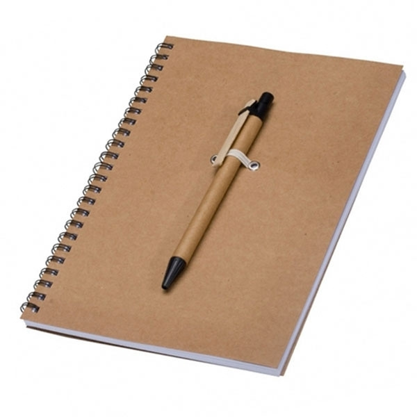 Logo trade promotional products image of: A5 ECO Notepad KENTWOOD