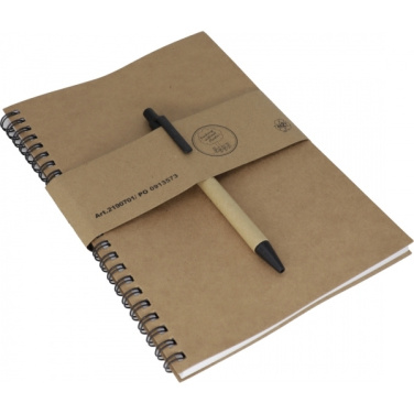 Logotrade promotional products photo of: A5 ECO Notepad KENTWOOD