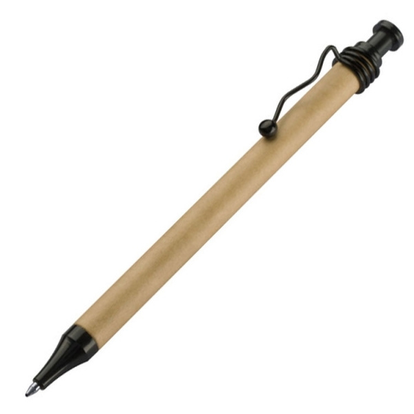 Logotrade promotional merchandise photo of: Cardboard ballpen CRAMLINGTON