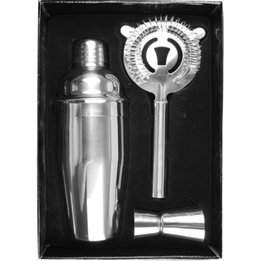 Logotrade promotional gifts photo of: Metal cocktail set, 3-piece MESSINA