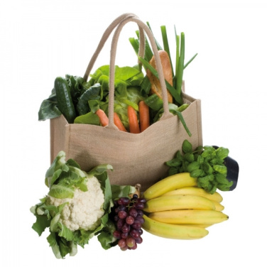 Logo trade promotional merchandise image of: Jute bag, big HANNOVER