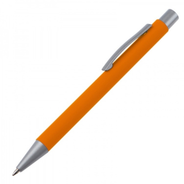 Logo trade corporate gifts image of: Metal ballpen soft touch ABU DHABI