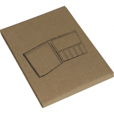 Logo trade corporate gift photo of: Adhesive note pad BURLINGTON
