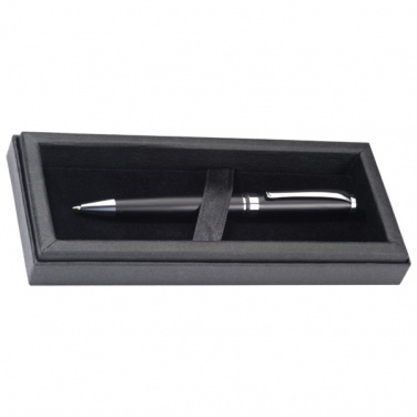 Logo trade promotional merchandise picture of: Metal ballpen CLAYTON