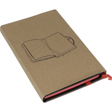 Logo trade advertising products image of: Notebook A6 ROSTOCK