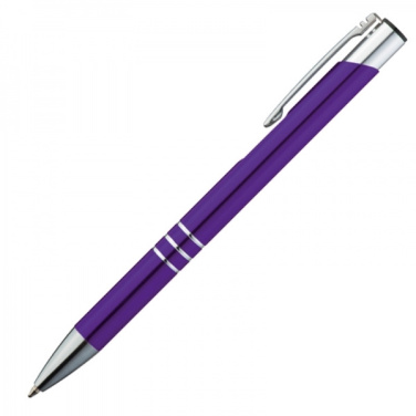 Logo trade promotional giveaways picture of: Metal ballpen ASCOT