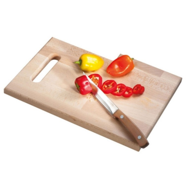 Logo trade advertising products picture of: Wooden board with knife LIZZANO
